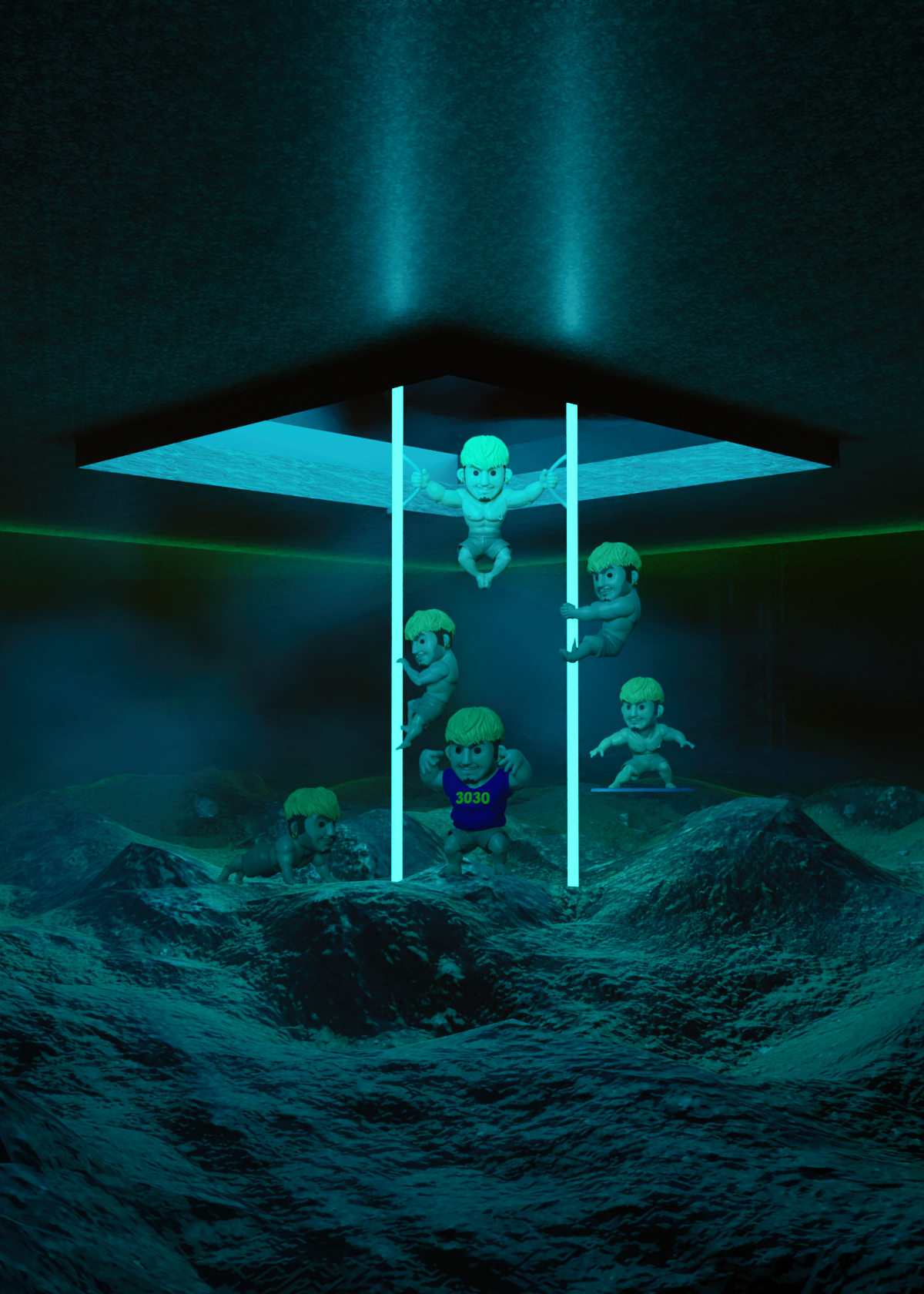 KID ® 野人造型盒裝扭蛋 5+1隱藏異色款全套