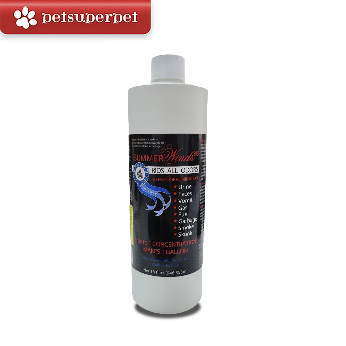 Summerwinds RIDS-ALL-ODORS 濃縮除臭劑 13fl oz.