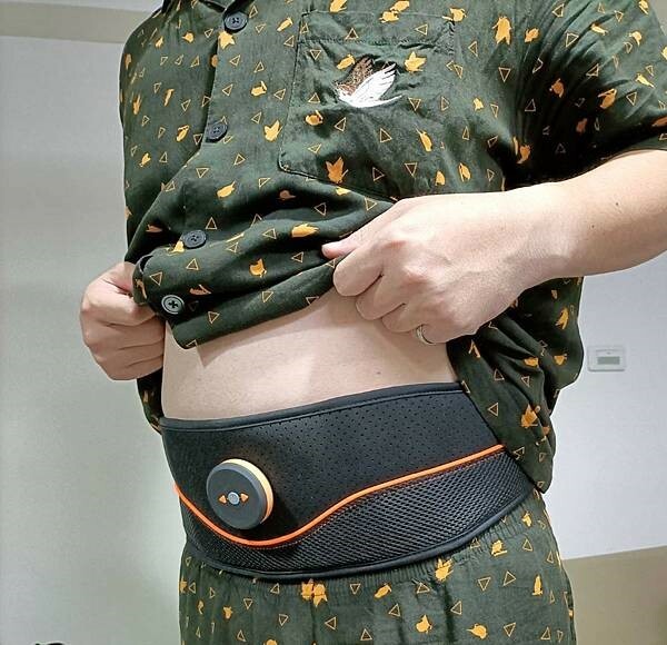 蜜拉Mira推薦微電流炫腹爆汗健身按摩腰帶手臂，懶人必備