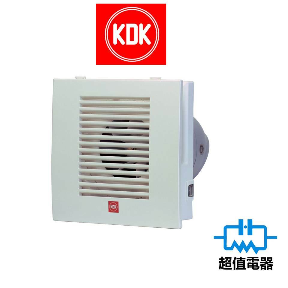 KDK 15WJA07 6吋 圓背 電動背板抽氣扇