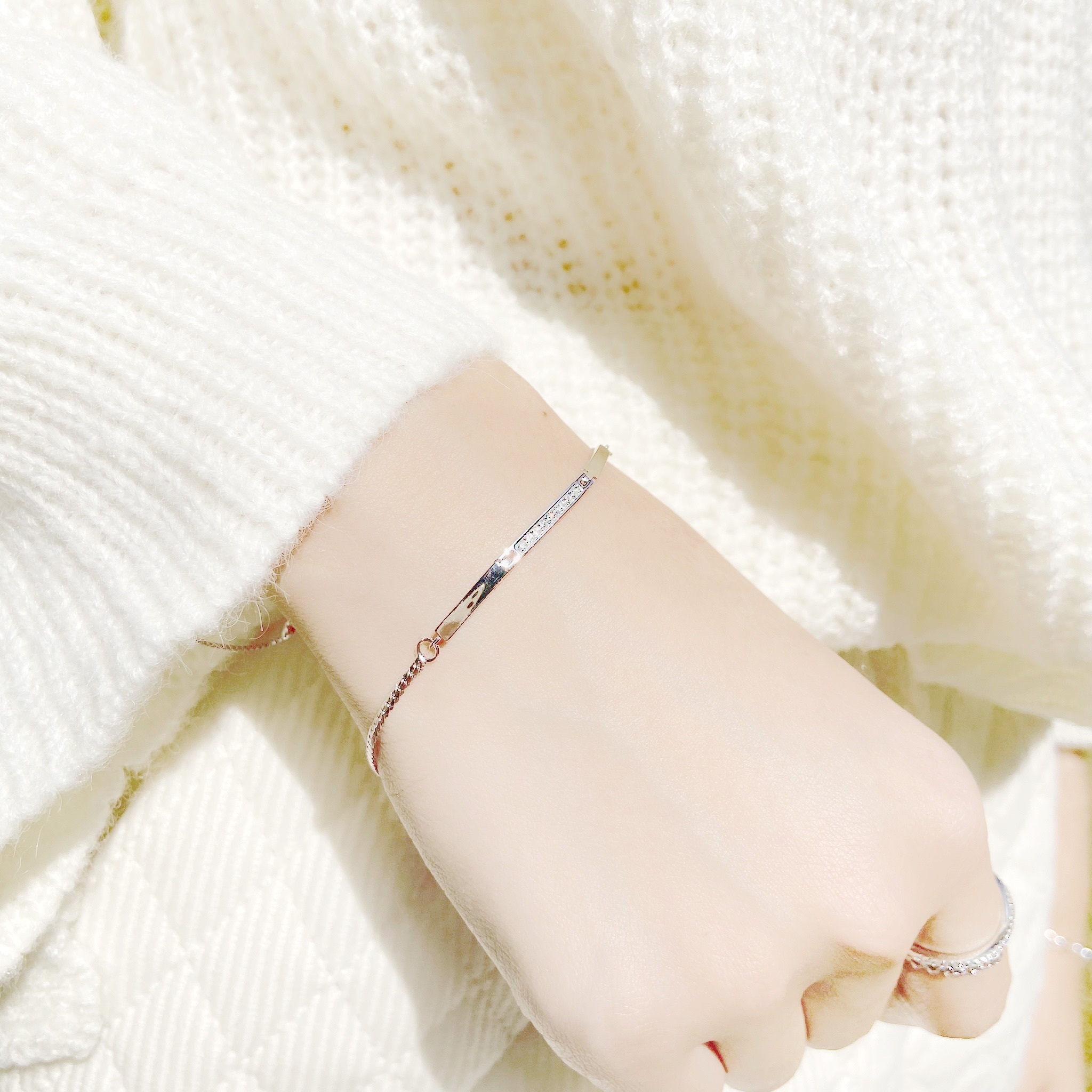 | 925銀丨隕石線手鏈  | BR0536 |