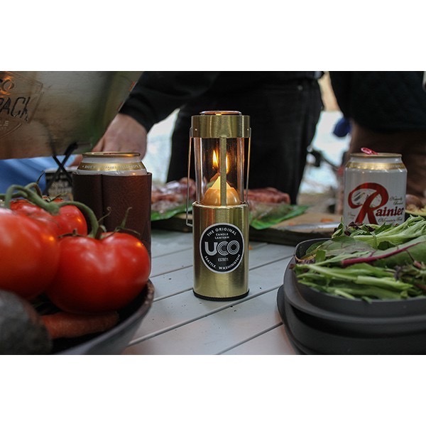 美國 UCO 蠟燭燈 營燈 黃銅 拋光 金色 蠟燭營燈 霧面蠟燭燈 營燈 OIRGINAL 露營 戶外 燭燈 照明