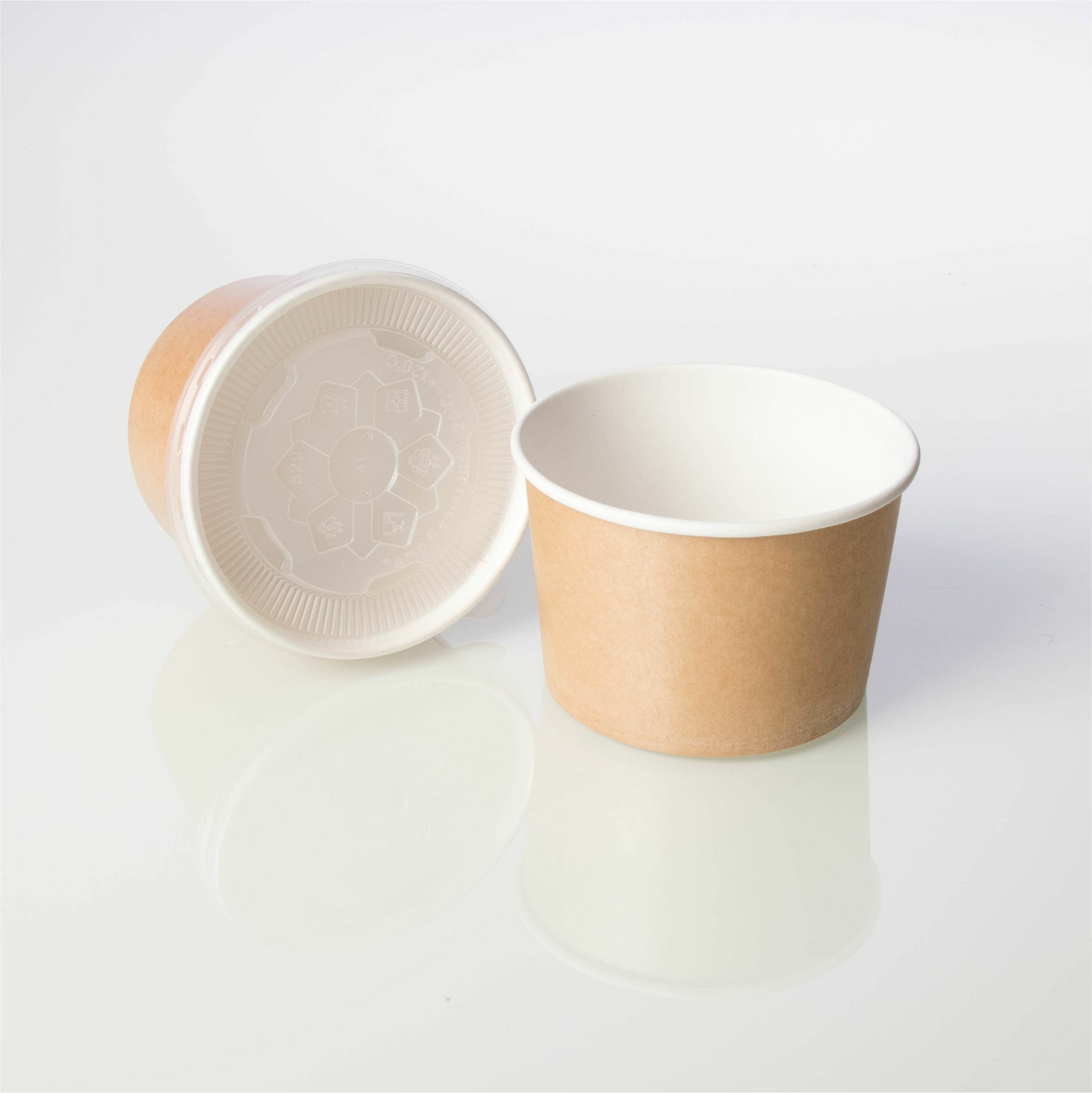 紙湯杯520 牛皮色