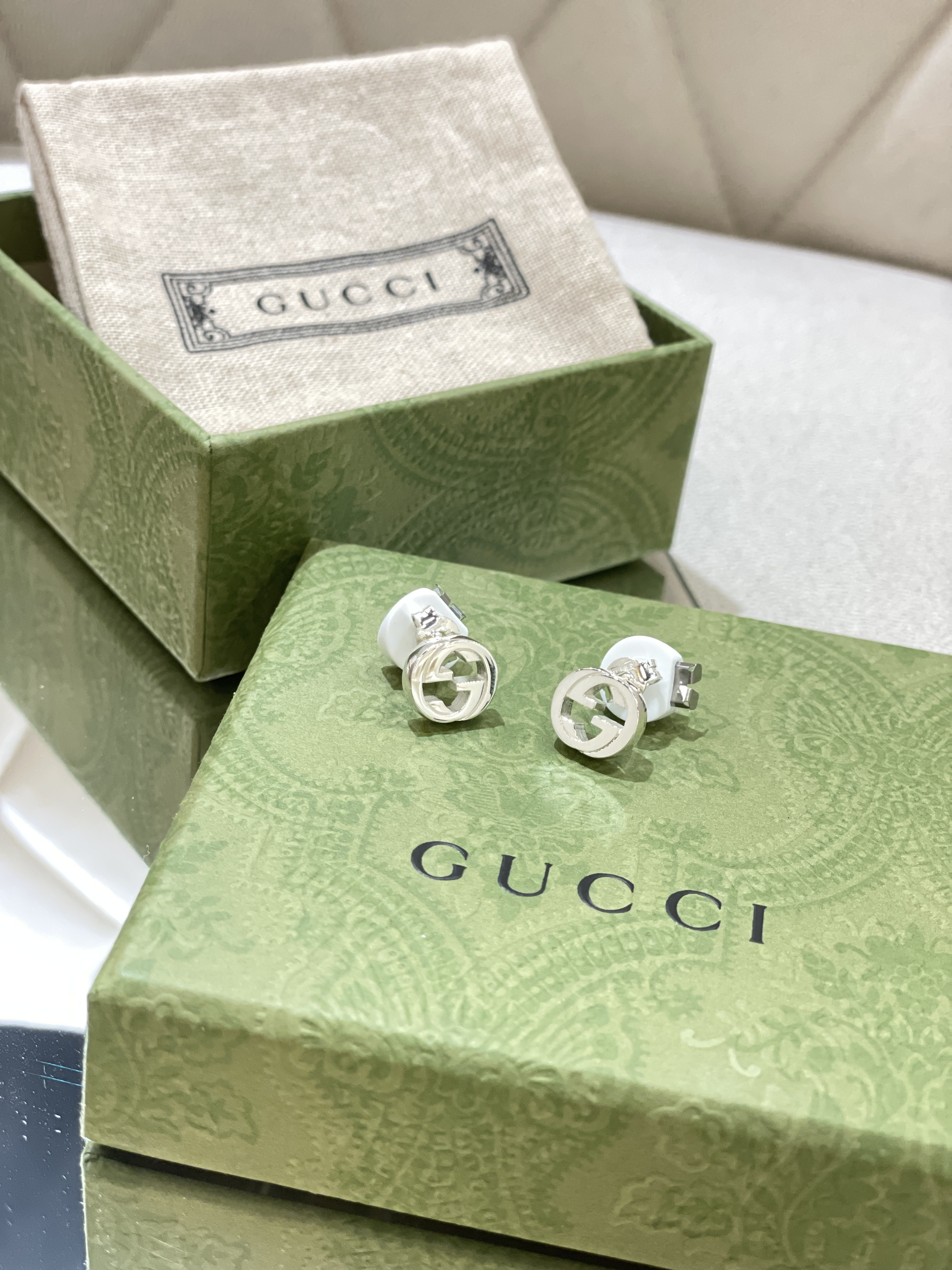 GUCCI Interlocking G Earrings
