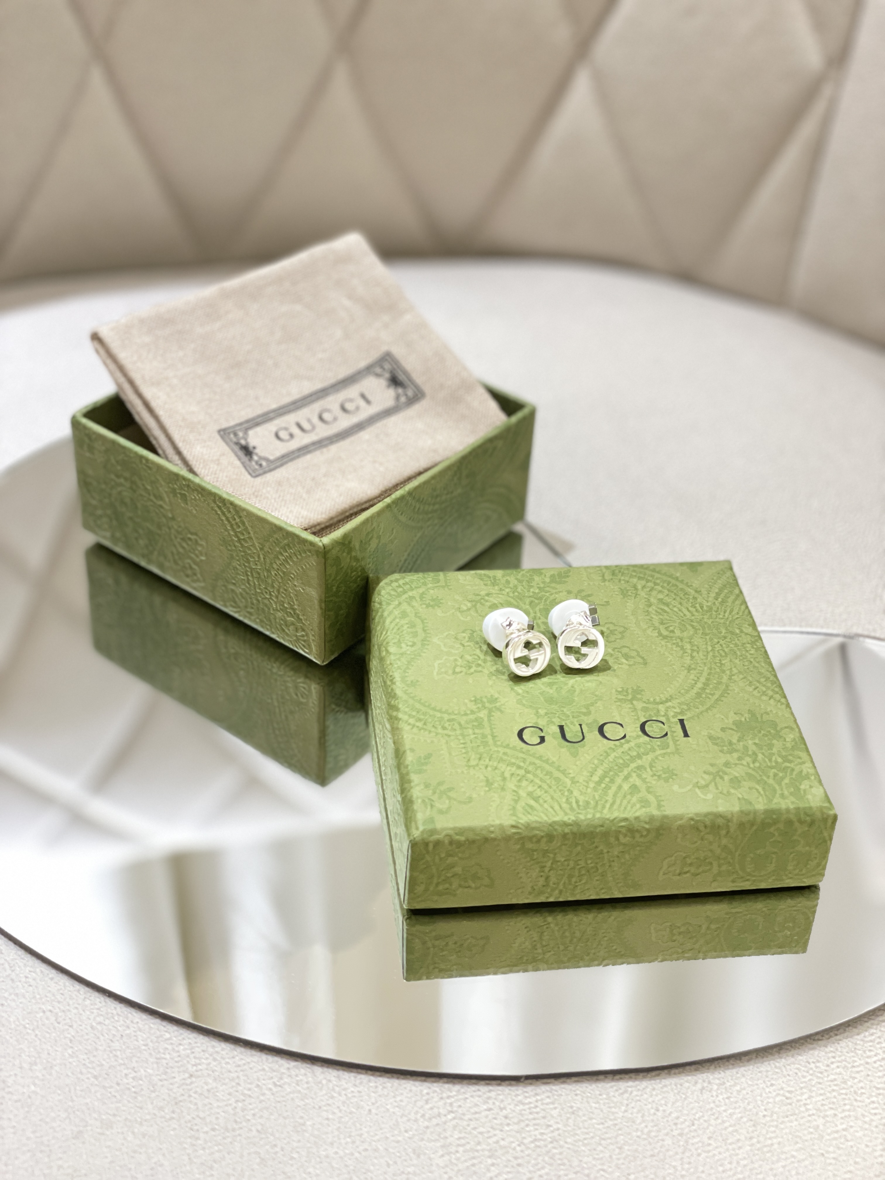 GUCCI Interlocking G Earrings