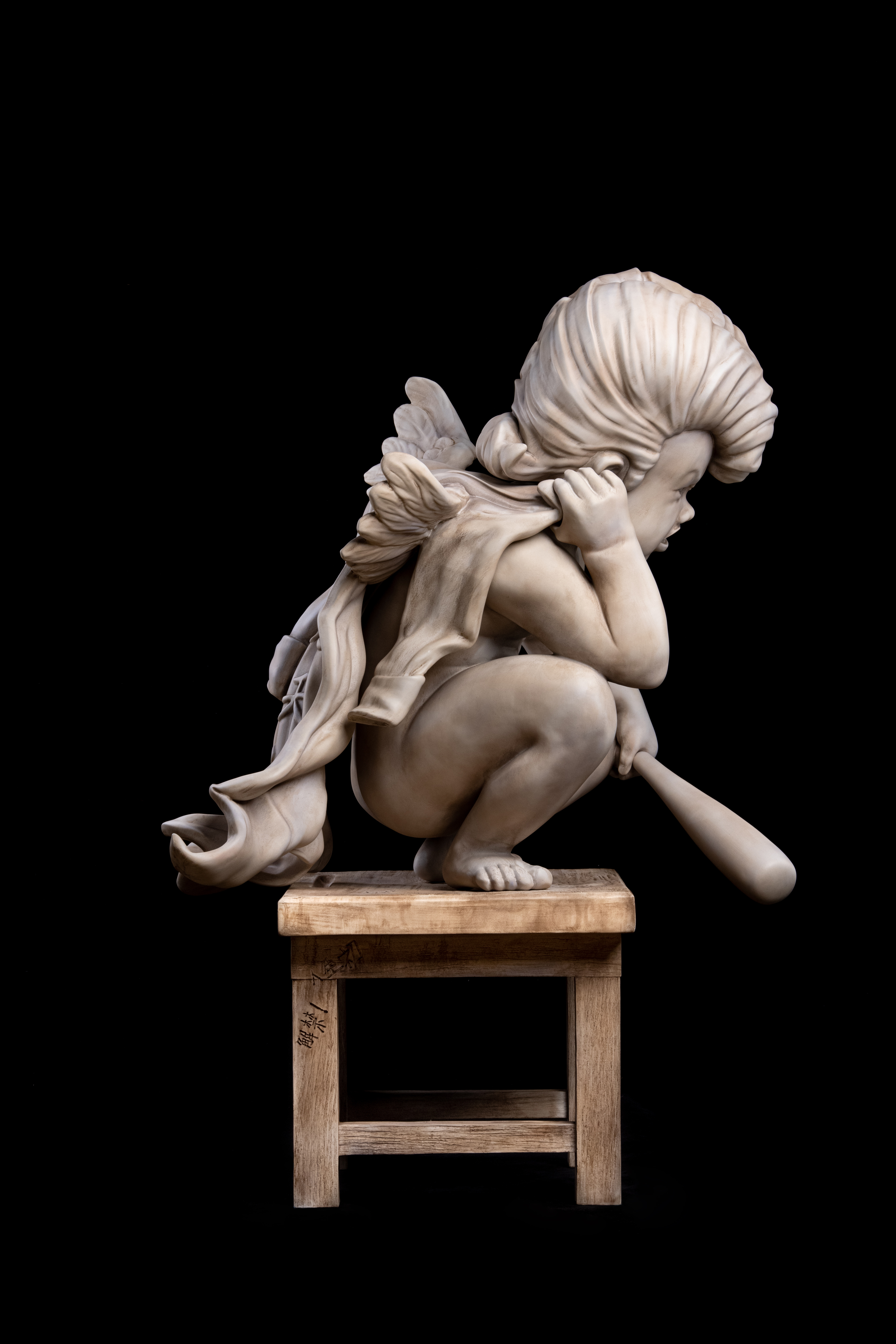 Echoes Gallery Midnight Angel 等身比例暴走天使雕像