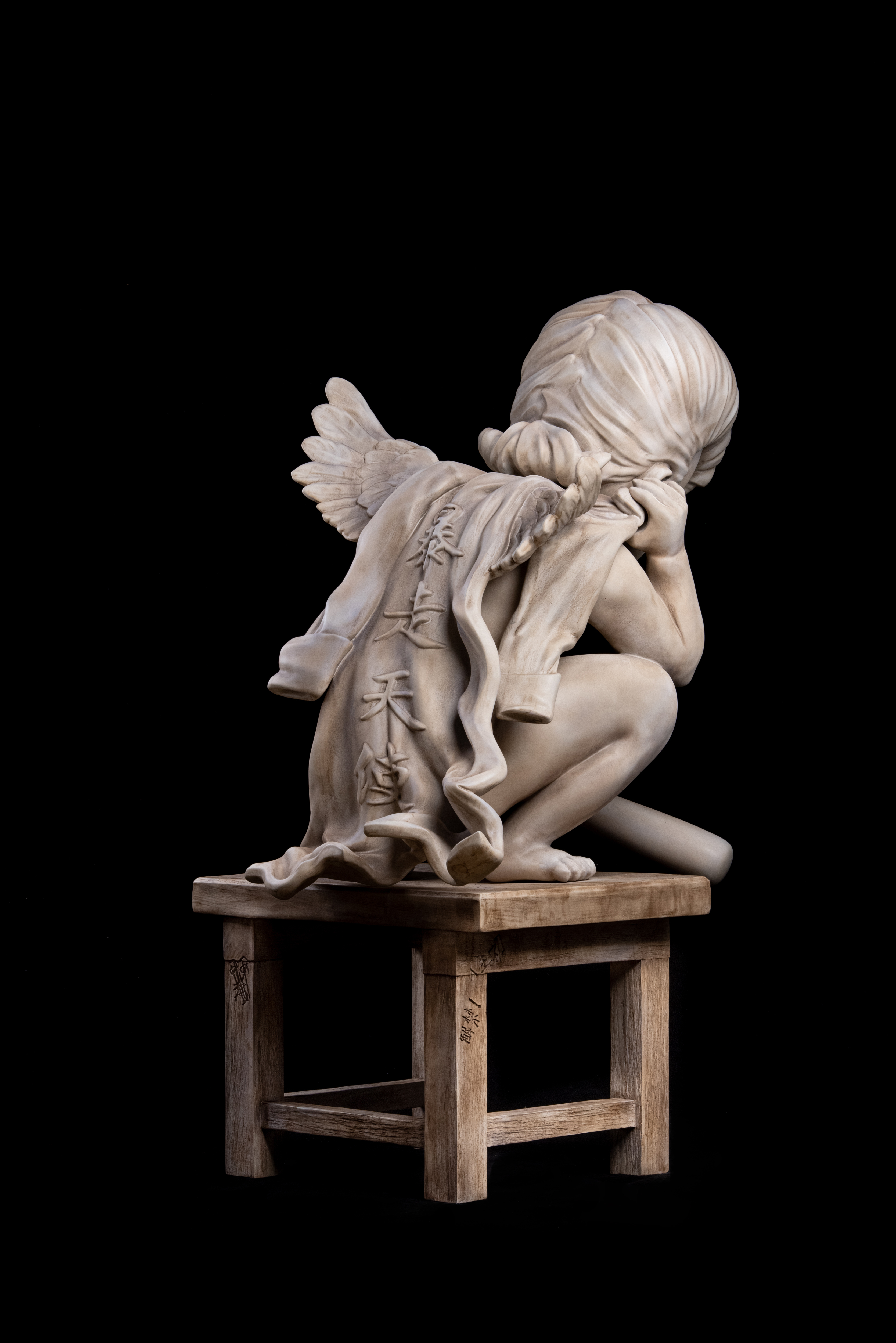 Echoes Gallery Midnight Angel 等身比例暴走天使雕像