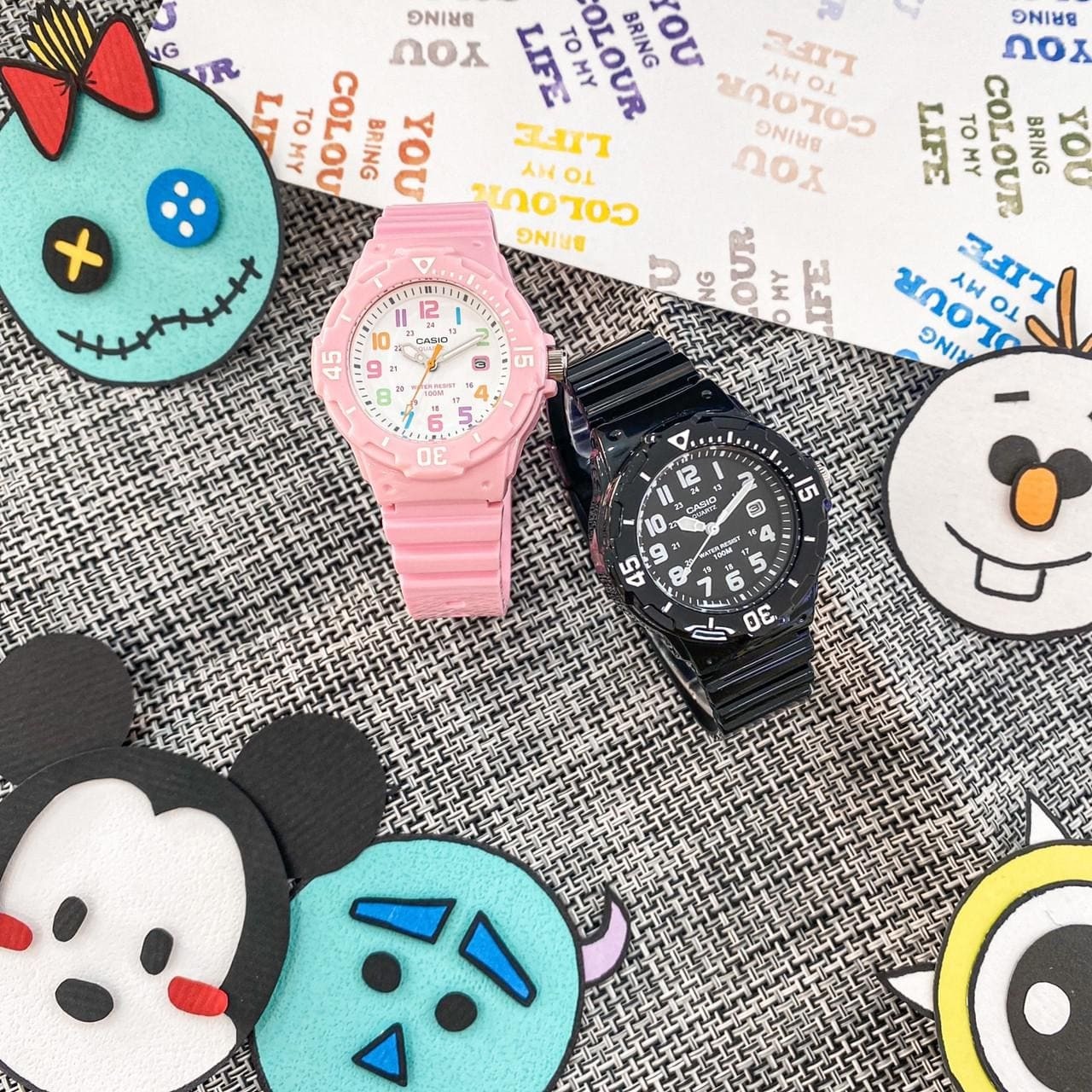 【CASIO 卡西歐】運動潛水風格腕錶 LRW-200H-4B2(粉) / LRW-200H-1B(黑)  34.2mm 現代鐘錶