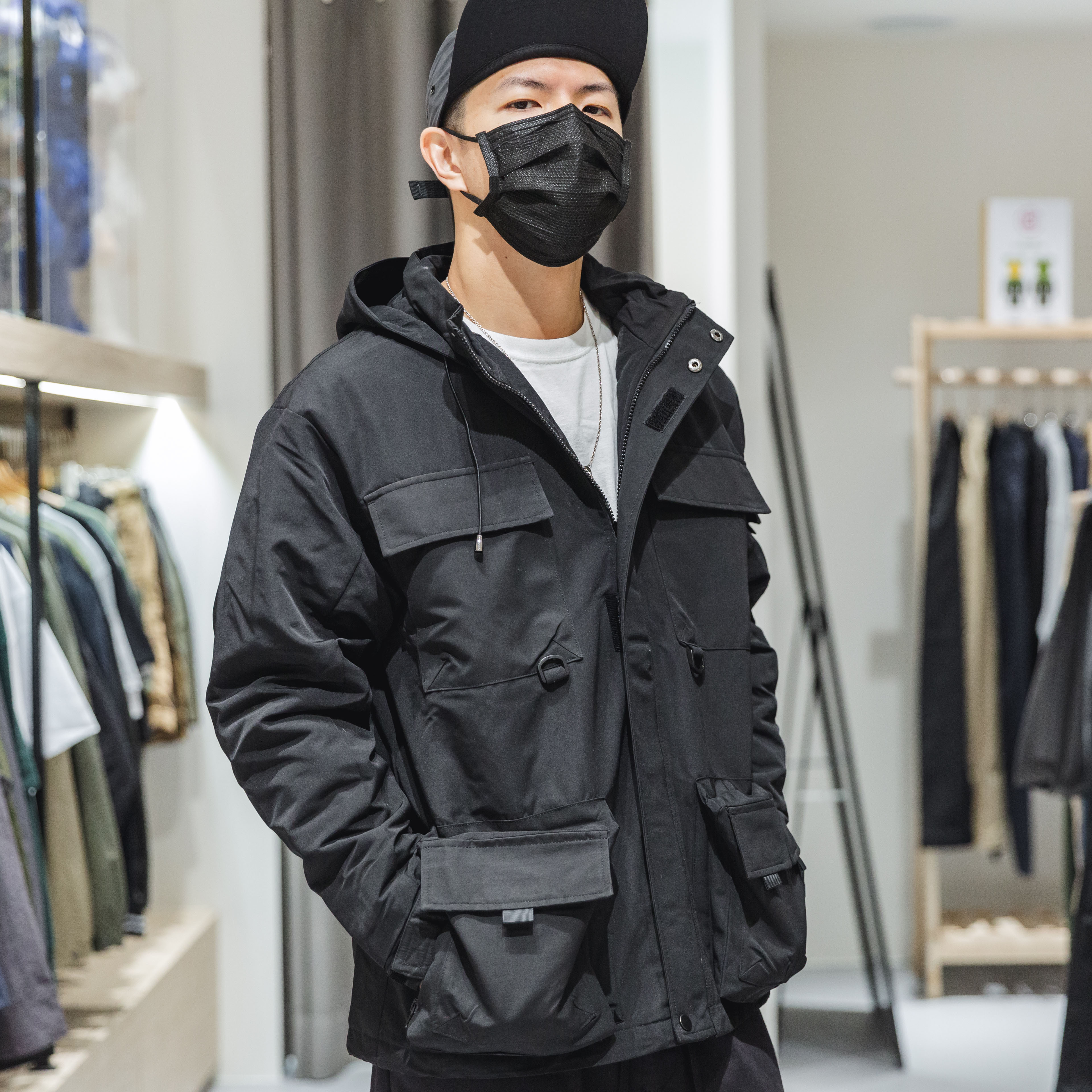 ALLY 厚磅 內鋪棉 軍裝外套 寬鬆版型