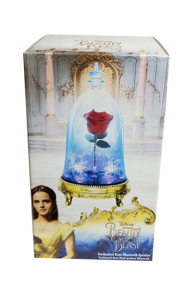 迪士尼 Disney-美女與野獸保鮮花玫瑰花藍牙喇叭