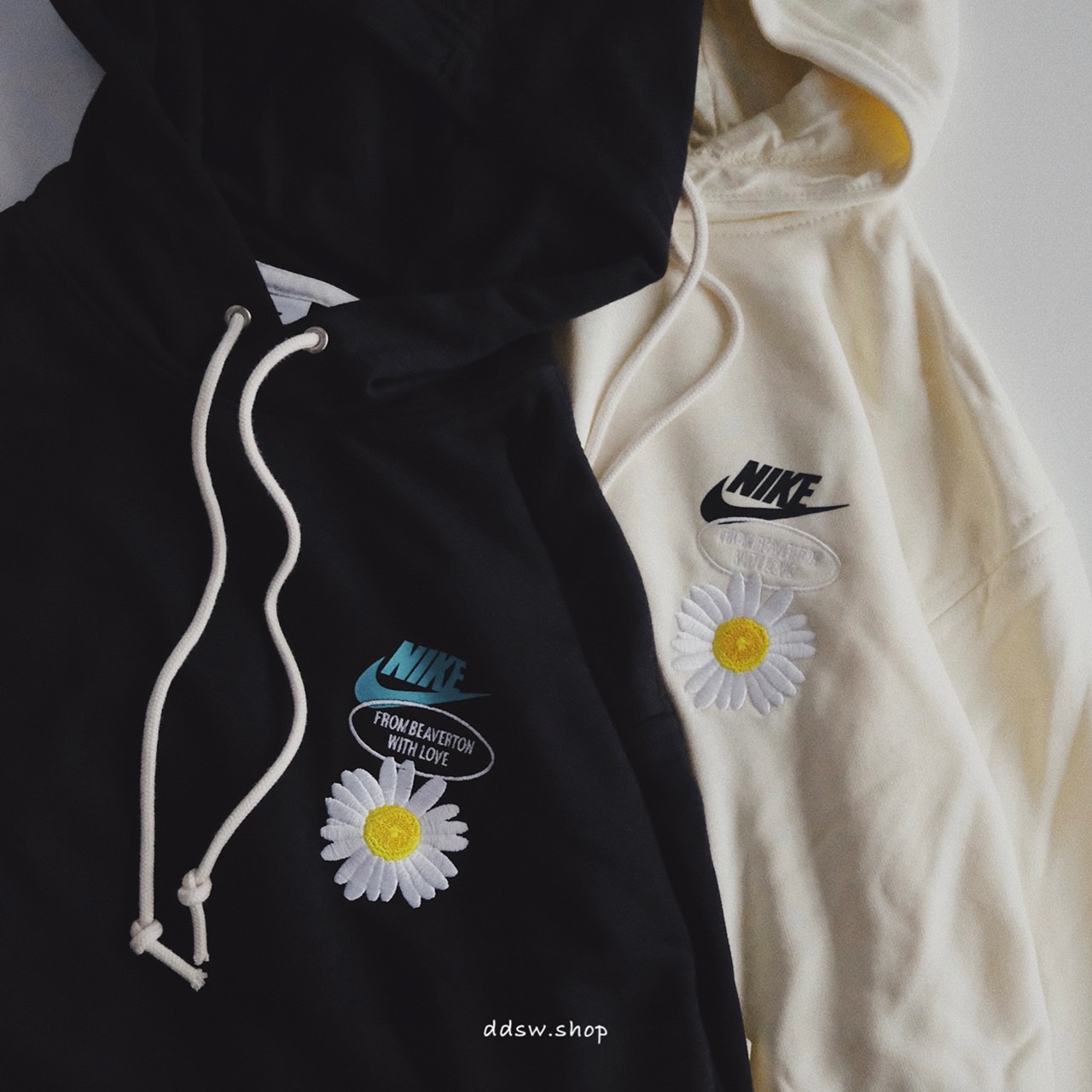 NIKE HOODIE 帽T 小雛菊 HAVE A NIKE DAY 標語 黑色DM4994-010 米黃色DM4994-113