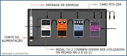 BOSS (PCS-20A) 電源供應器 1對8 擴充線  串接導線