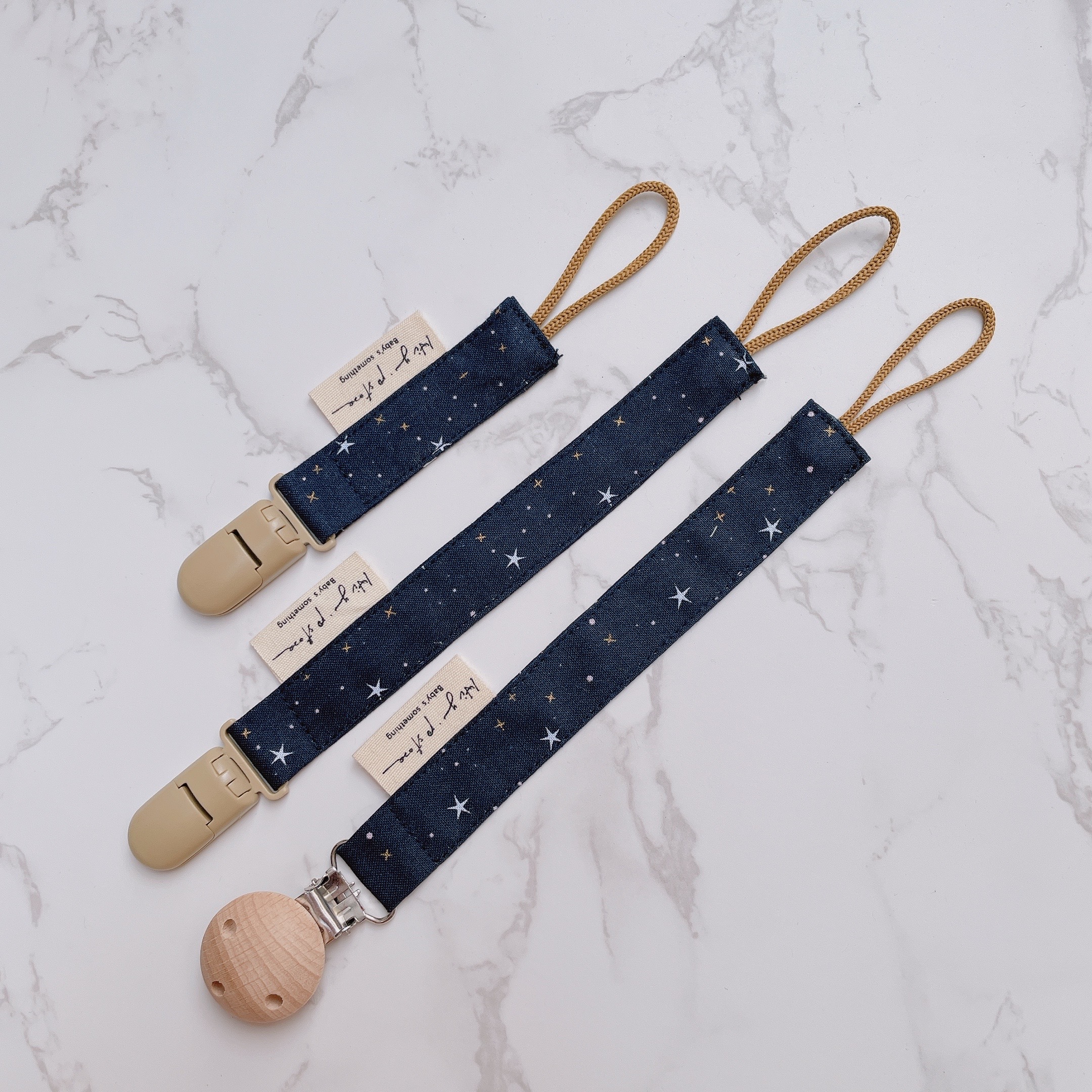 Hi Y.P store-短版鱷魚夾-深藍星空