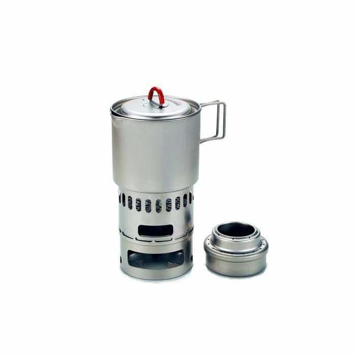 Evernew Appalachian Set ECA268R / ECA538 鈦金屬酒精爐頭連爐架及0.5L鈦煲