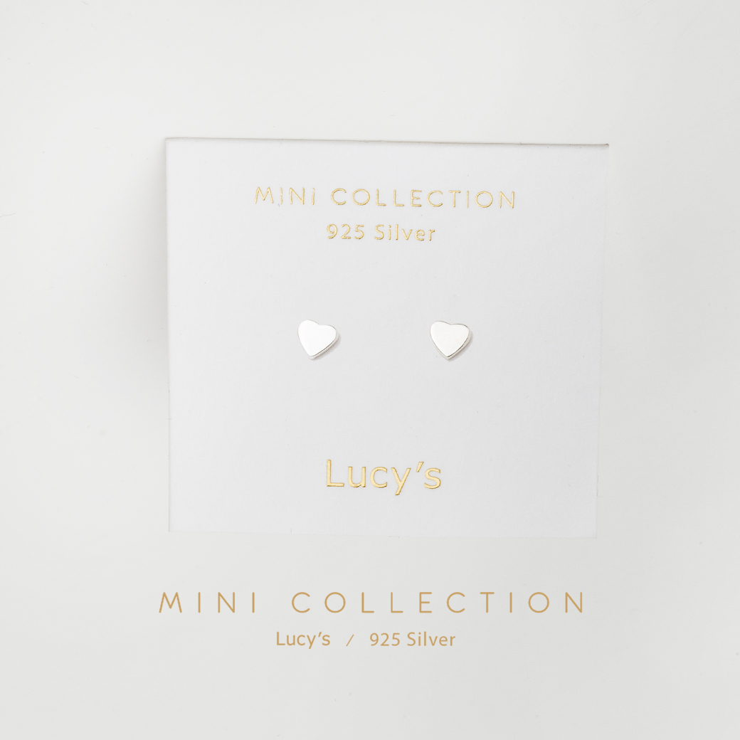 925純銀〔輕銀系列〕標準愛 耳環 (99294)