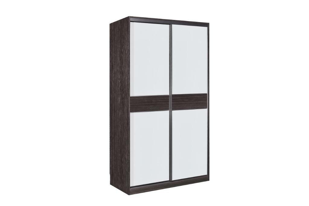 113系列 黑橡木配亮光灰色 趟門衣櫃