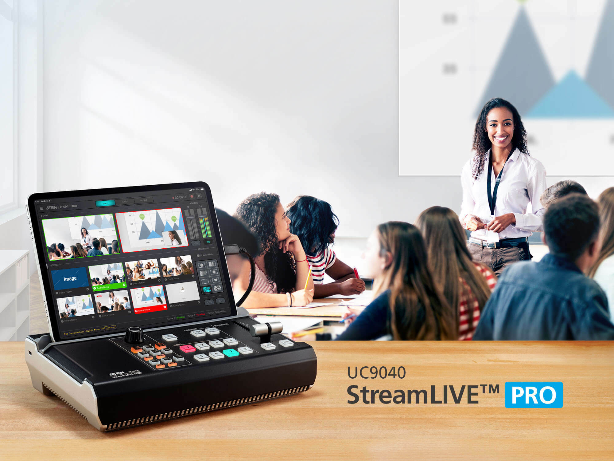 ATEN StreamLIVE™ PRO 多功能直播機 UC9040