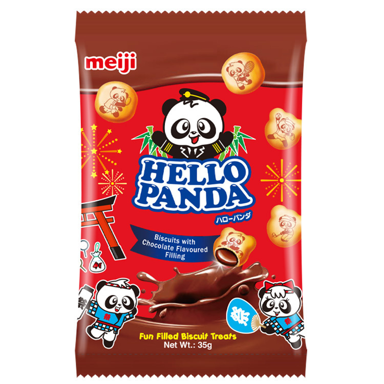 明治 貓熊夾心餅乾/巧克力口味