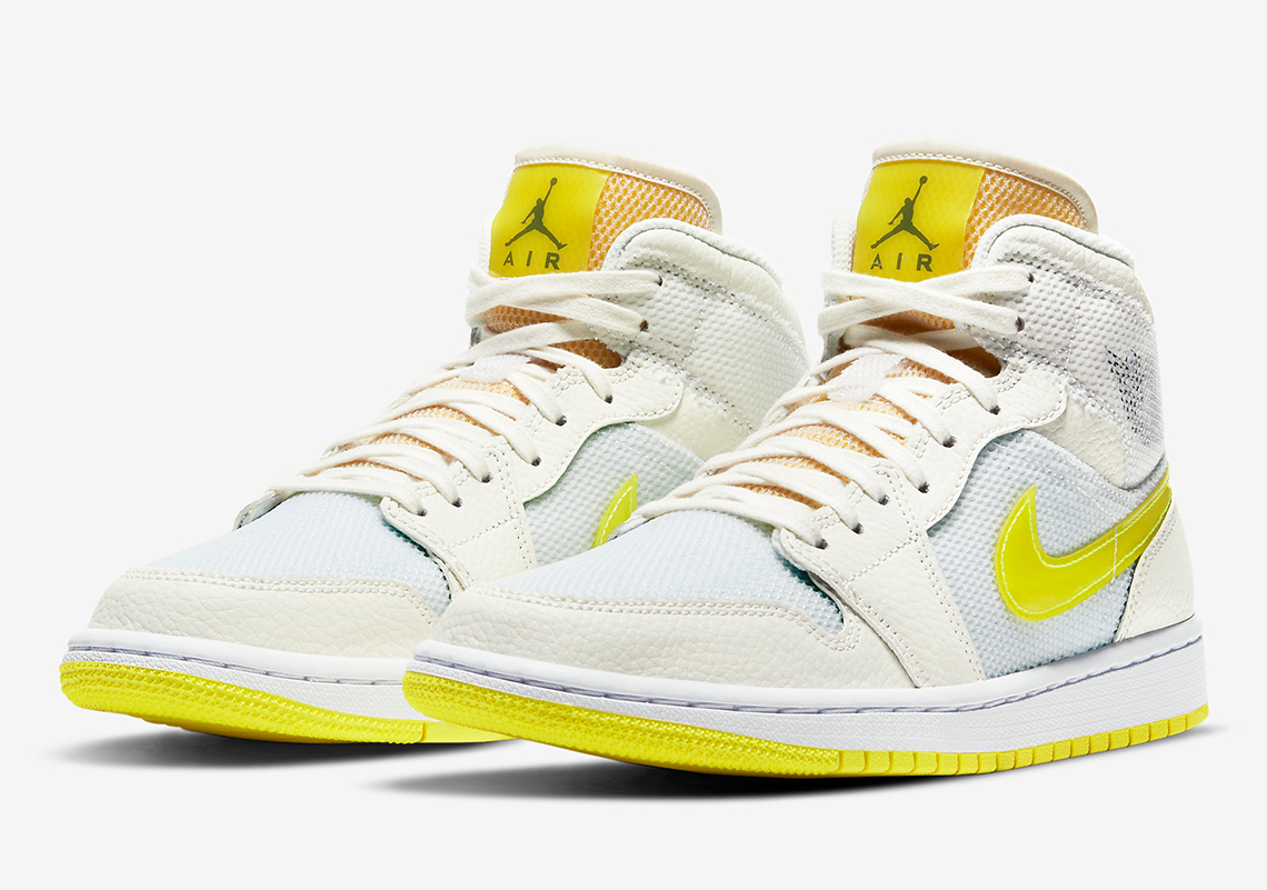 Air Jordan 1 Mid SE Voltage Yellow (W) DB2822-107