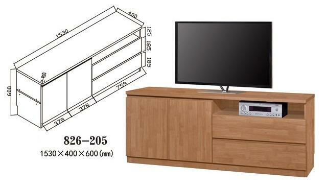 826系列 櫸木色 雙門兩櫃桶地櫃(826-205) / 可加配上座(826-205+210)
