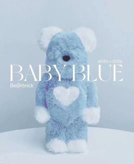 BE@RBRICK VALMUER BABY BLUE 400% & 100%