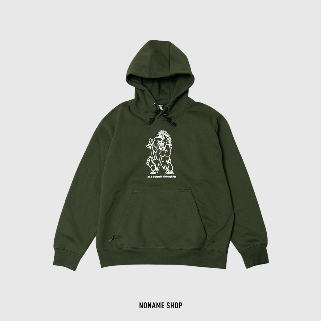 NIKE ACG THERMA-FIT 大LOGO 野人 深山 帽Tee 軍綠