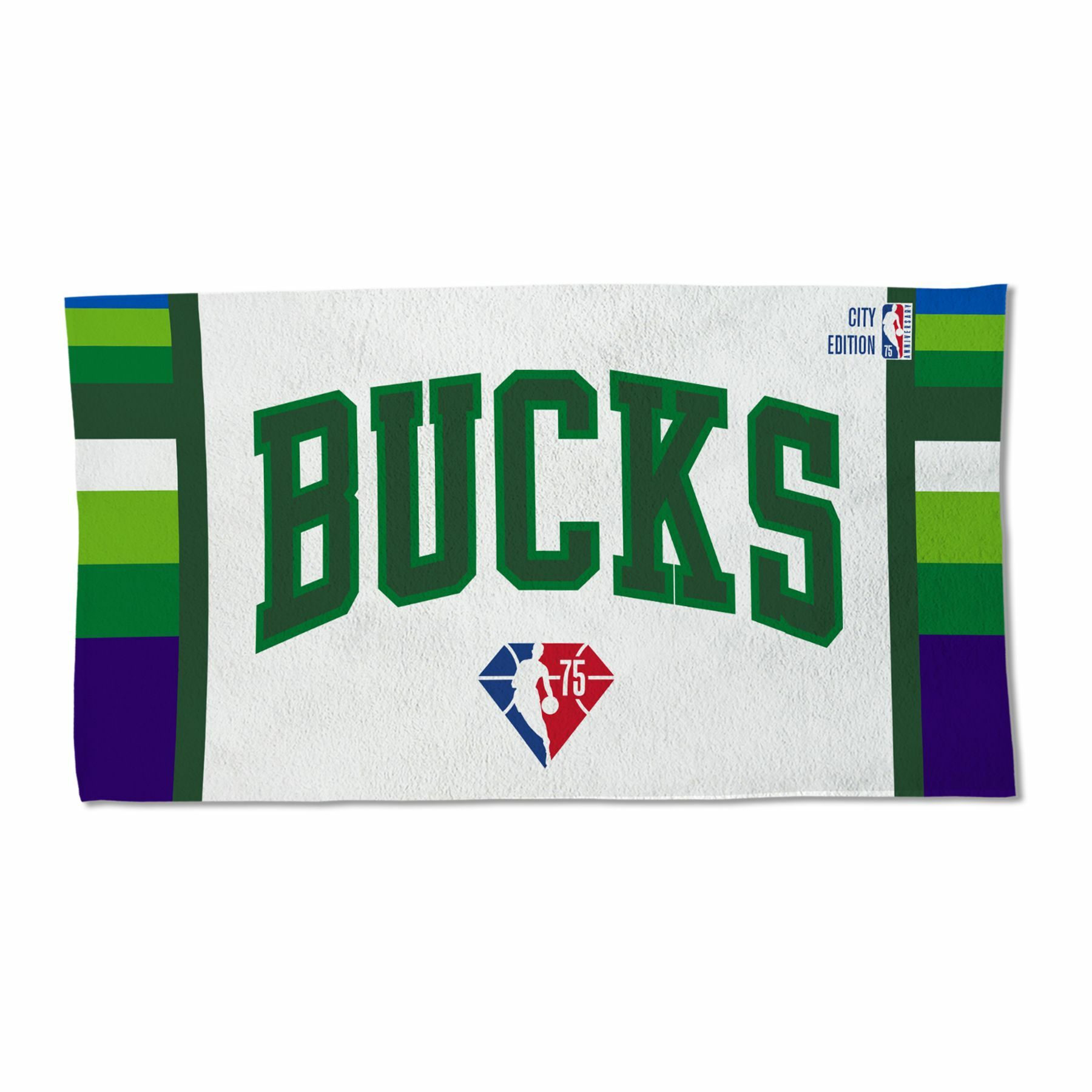 WinCraft 密爾瓦基公鹿隊 2022 城市版 22" X 42" 場邊毛巾