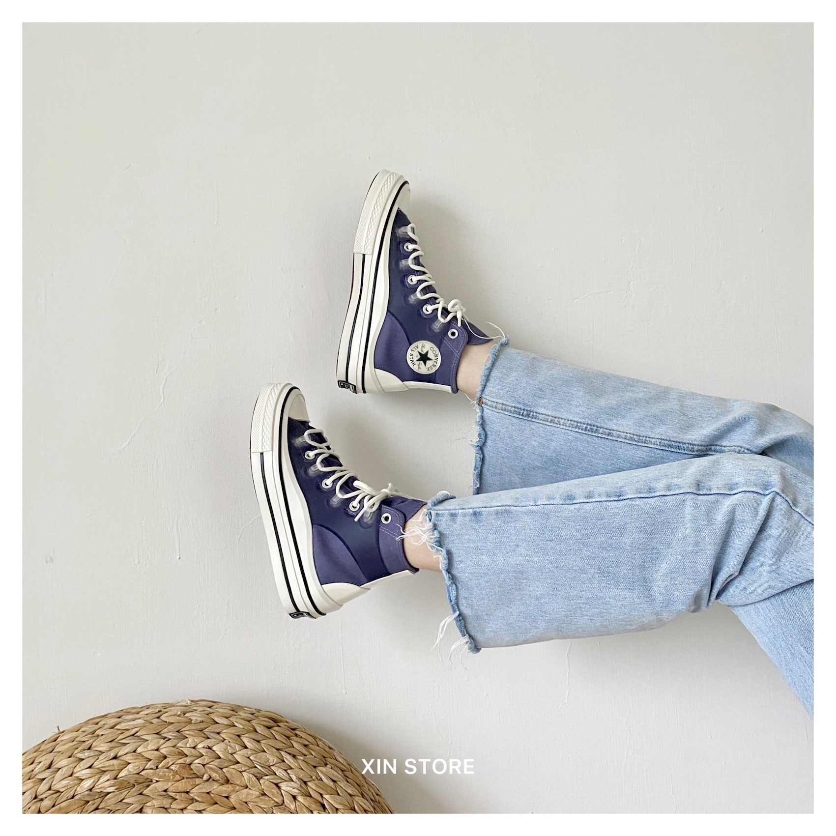 【現貨】Converse Chuck 70 Utility 拼接 橡膠 增高 厚底 層次 輪廓藍