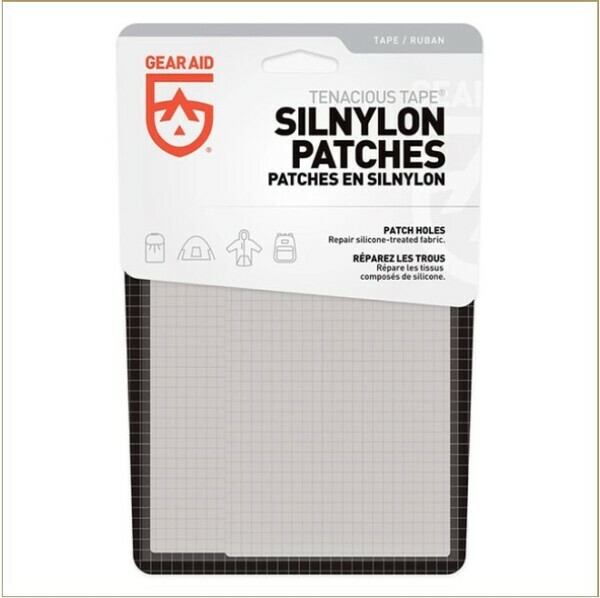 GEAR AID silnylon Patches 矽膠尼龍製品修補貼片 10670