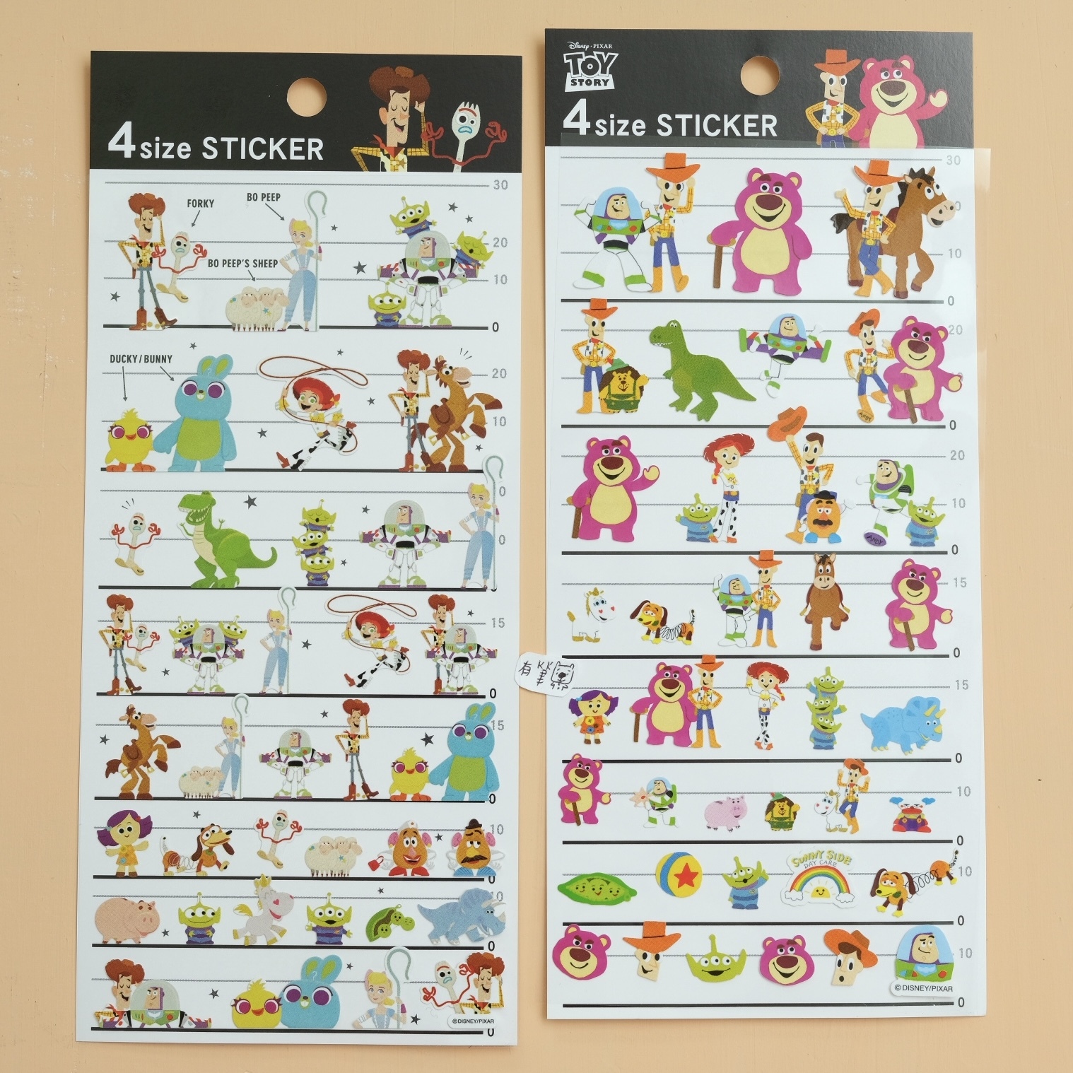 玩具總動員 貼紙 4size STICKER｜Kamio 日本