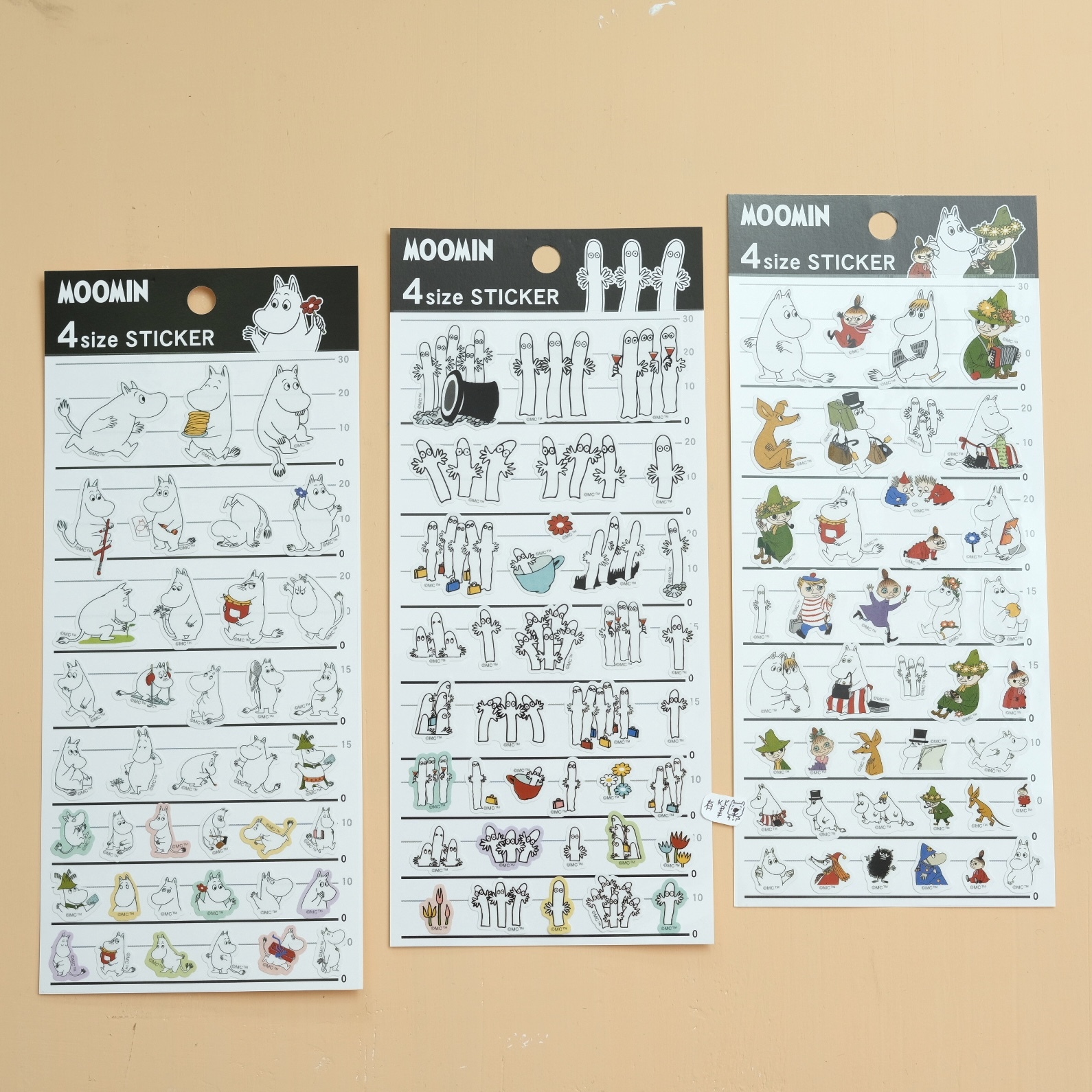 Moomin 嚕嚕米 貼紙 4size STICKER ｜Kamio 日本