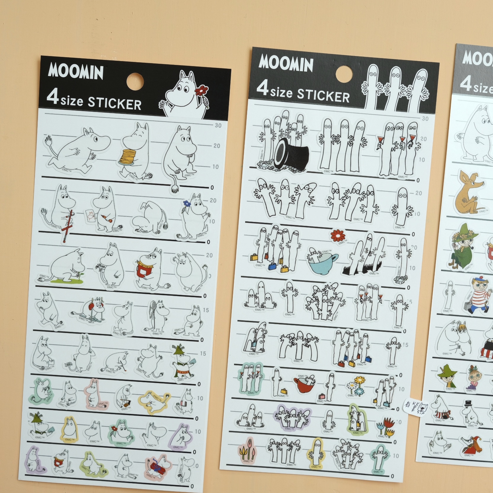 Moomin 嚕嚕米 貼紙 4size STICKER ｜Kamio 日本