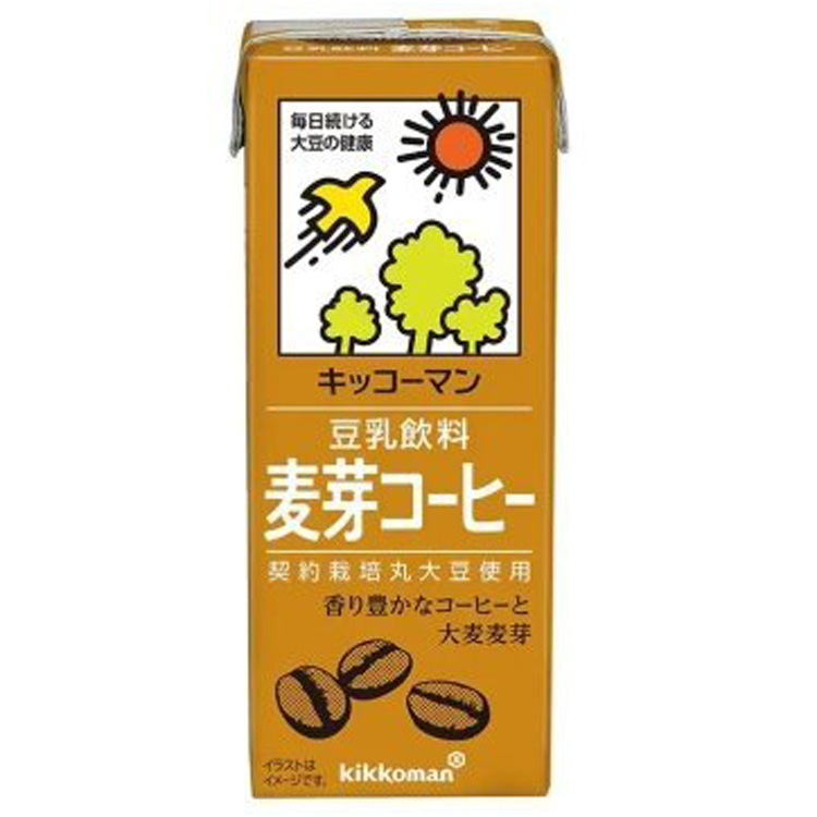 龜甲萬 豆乳/麥芽咖啡風味200ml