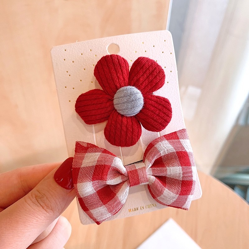 大花蝴蝶結髮夾