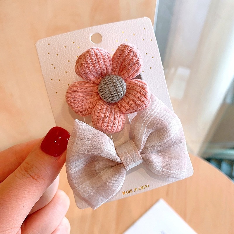 大花蝴蝶結髮夾