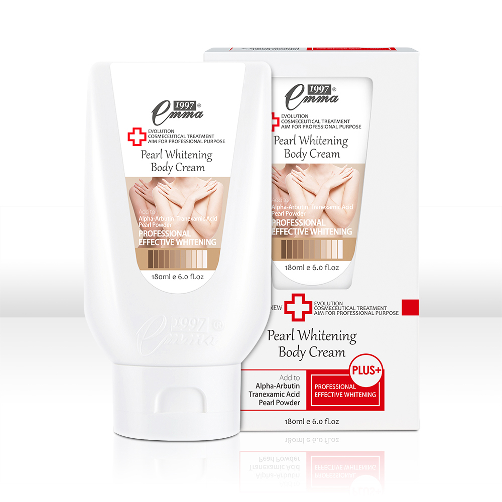 Emma1997 美白身體勻嫩霜 180ml x2 + 身體潤膚霜 180ml x2  嫩白保濕明星組