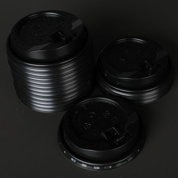 PP可掀凸蓋-HJ 90口徑 黑色