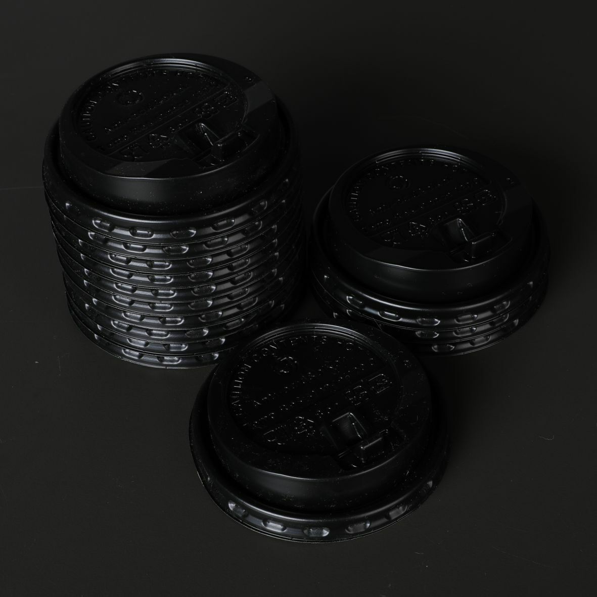 PP可掀凸蓋-JC 80口徑 黑色