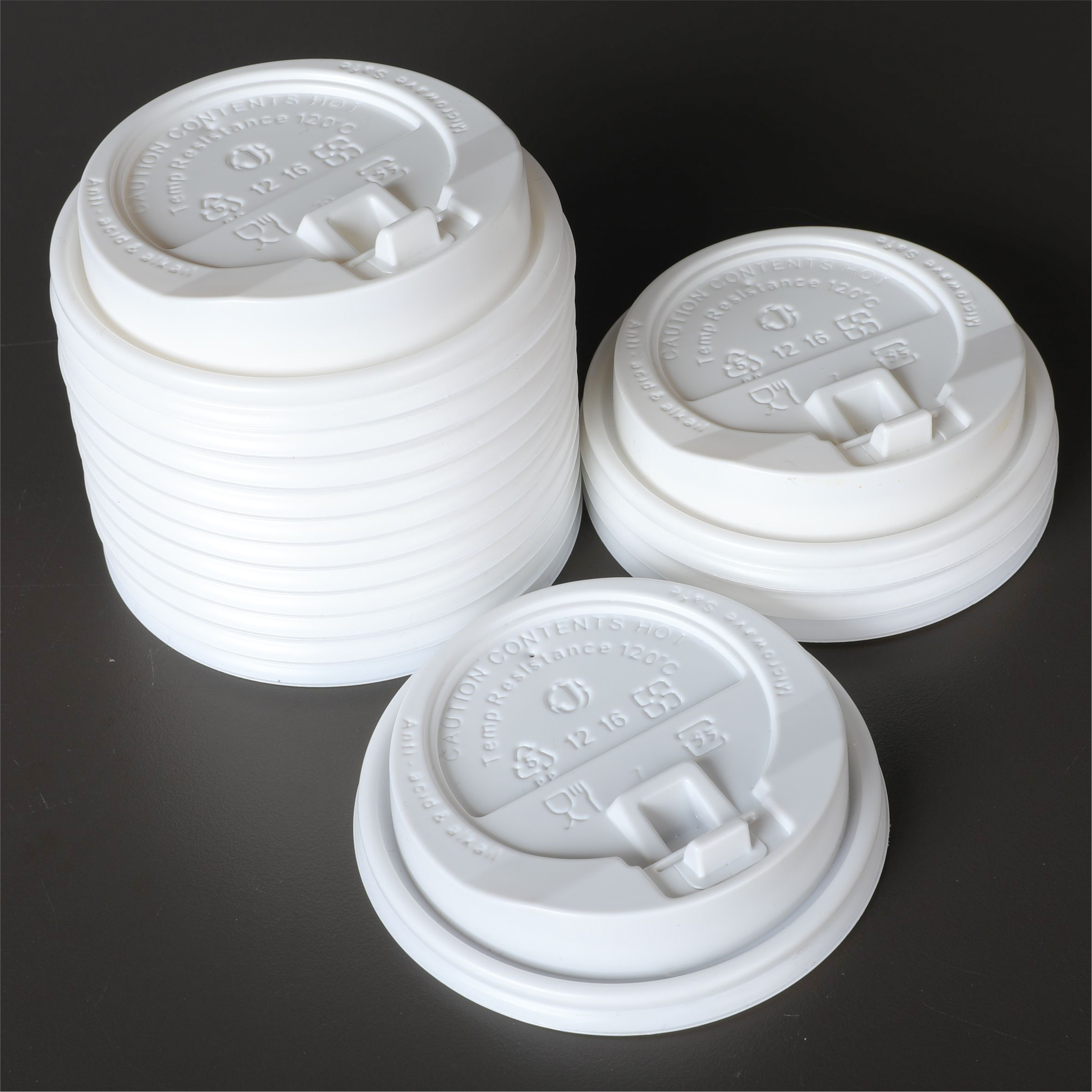 PP可掀凸蓋-HJ 90口徑 白色