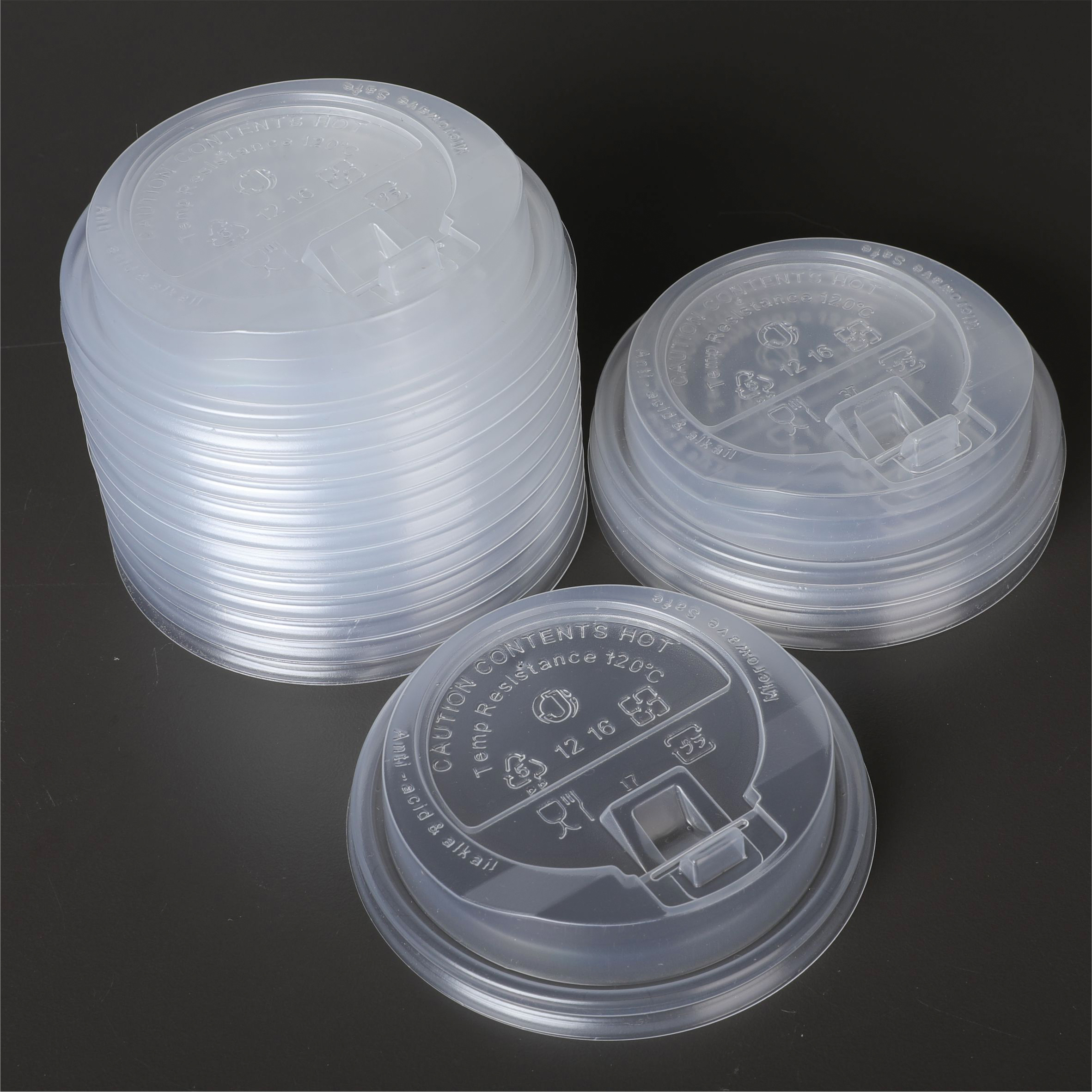 PP可掀凸蓋-HJ 90口徑 透明