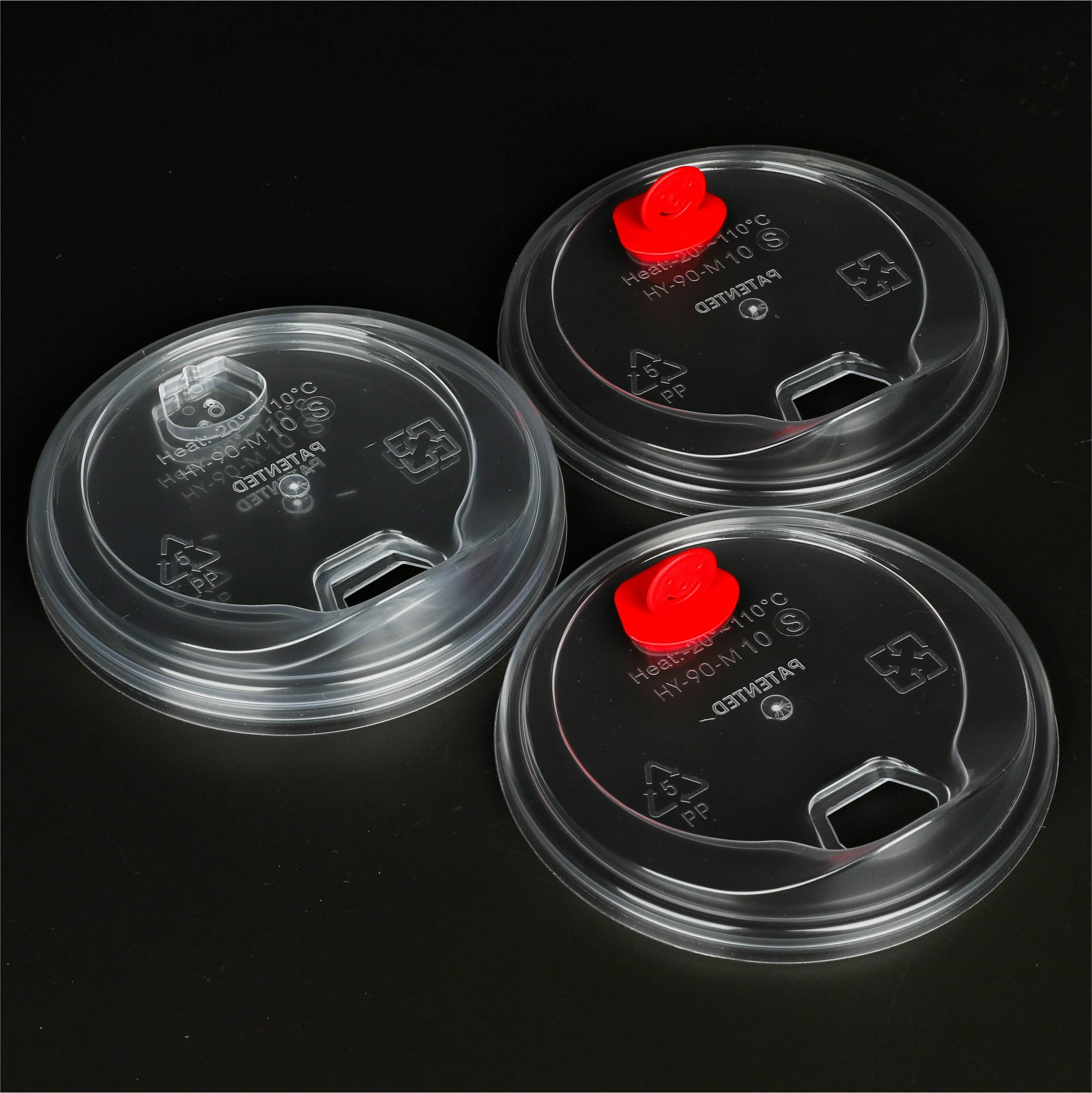 PP就口平蓋-M10 90口徑 透明