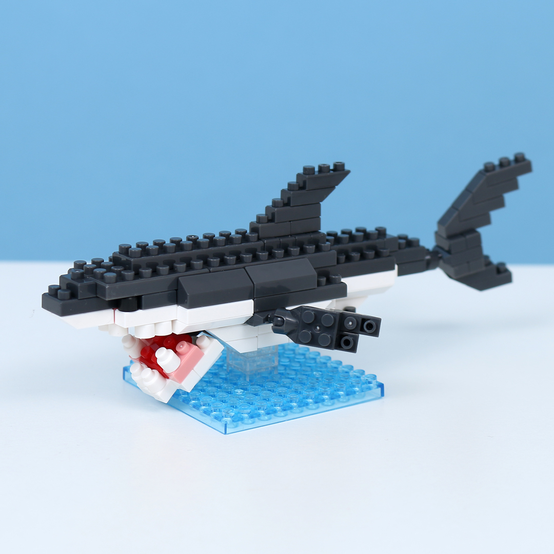 微型積木/大白鯊