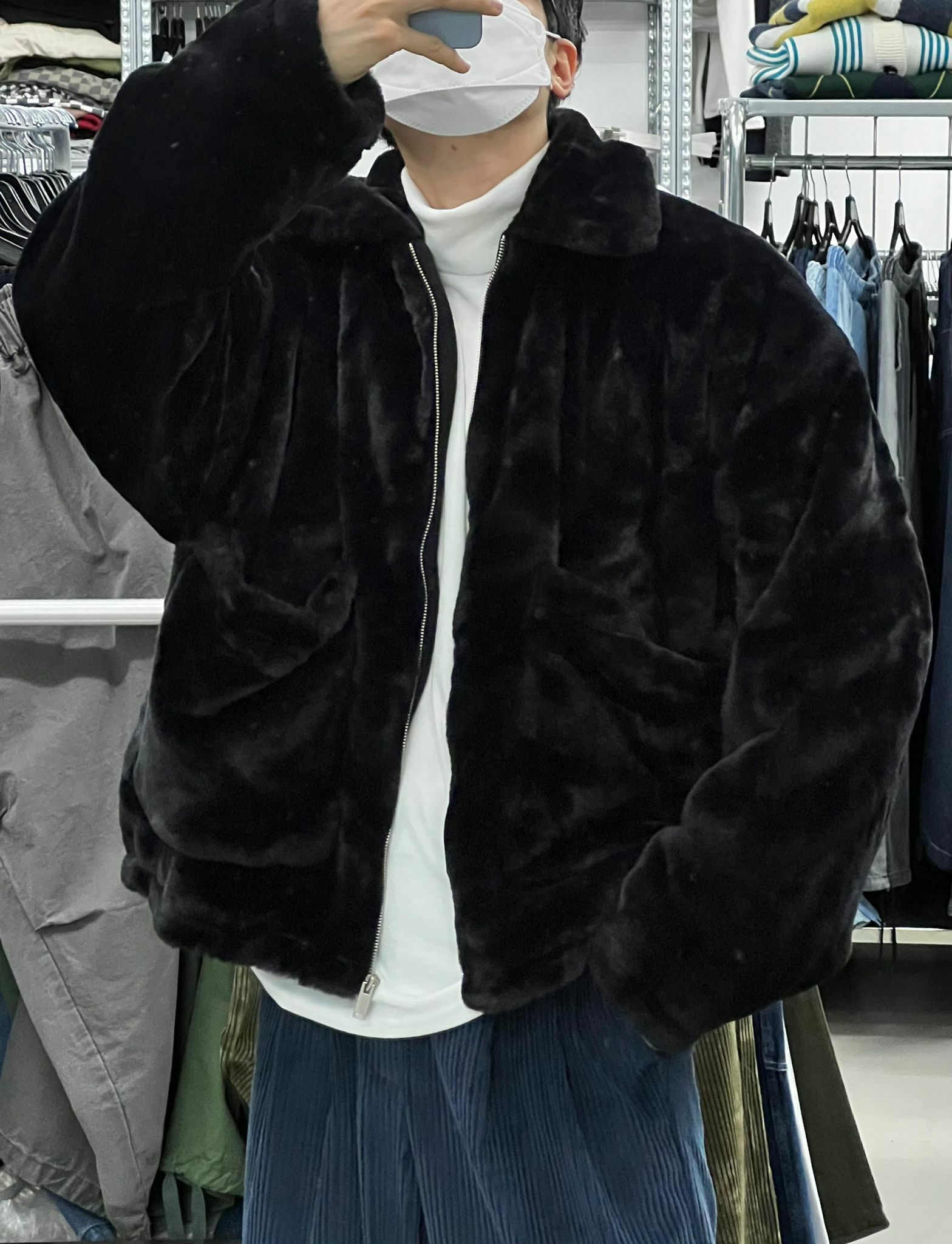 反領毛毛褸 JK1650