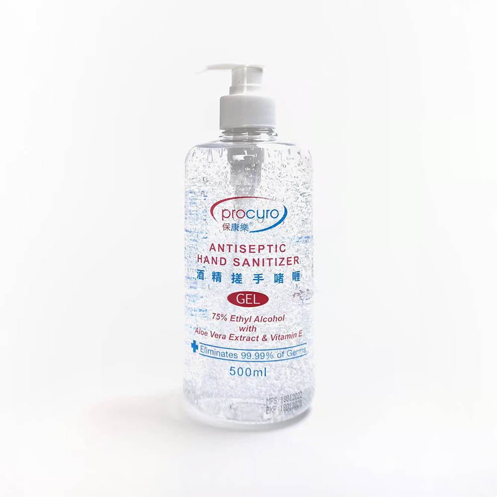 保康樂酒精搓手啫喱, 500ml #3118