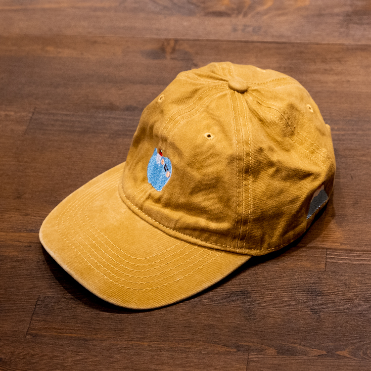 狗狗的小跳步，繪蹦砰｜水洗復古帽｜蘋果雷龍黃色款