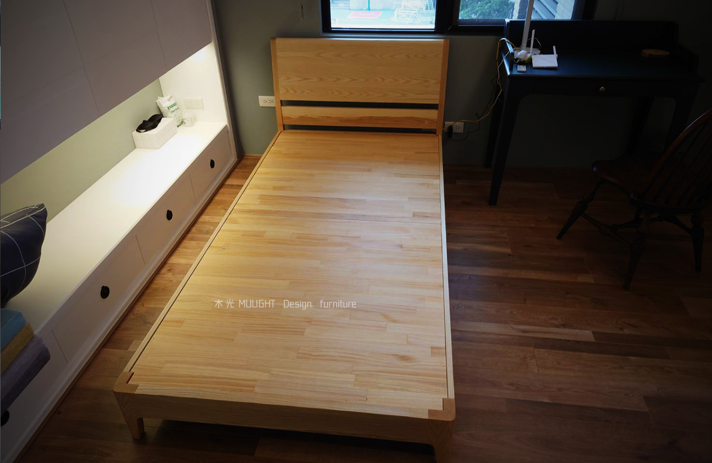 時光-全實木造型床架(可訂製)