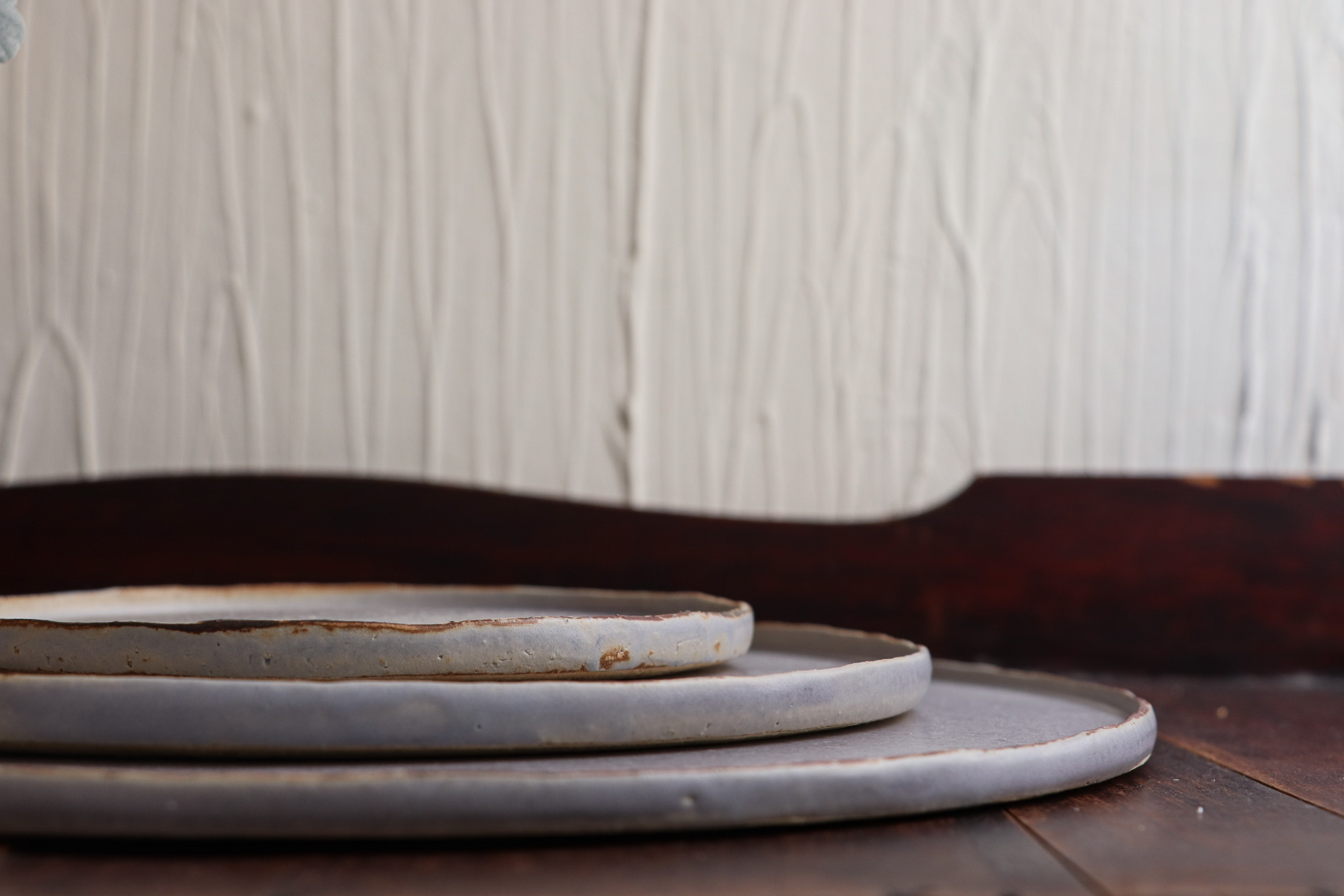 Kotobuki Suguru 壽山窯-Branche 圓皿 煙燻藍