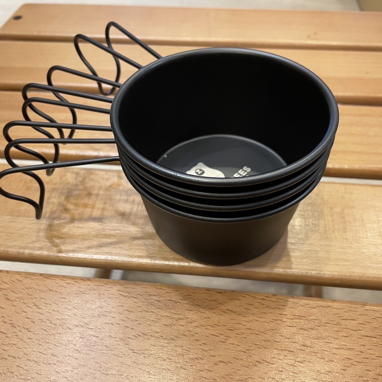 日本 PEAKS&TREES 不銹鋼黑色碗 單入 大口碗 雪拉杯 日本製 耳掛碗 掛耳碗 提耳碗 風格露營 霧黑