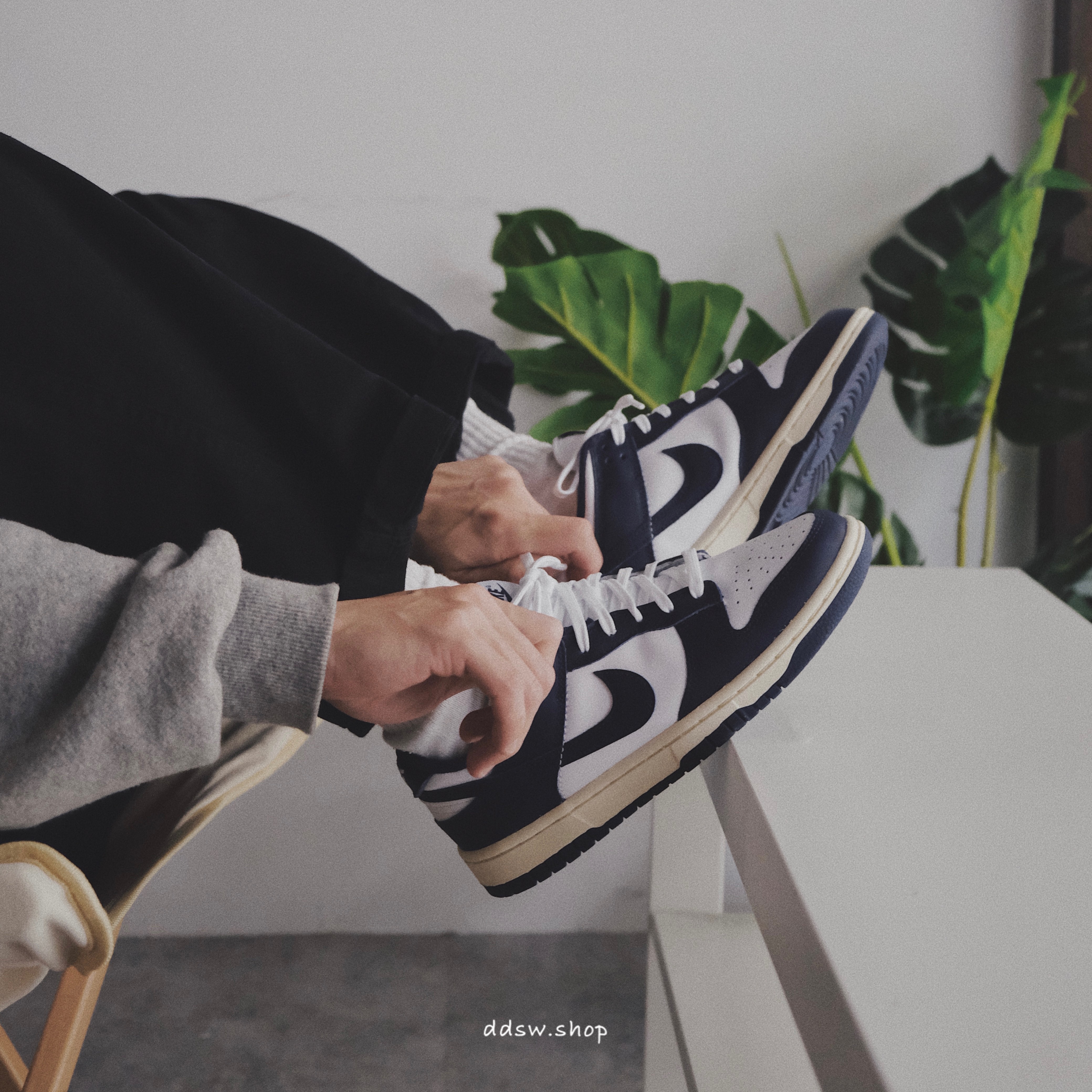 Nike WMNS Dunk Low “Vintage Navy” 復古 海軍藍 奶油底 DD1503-115