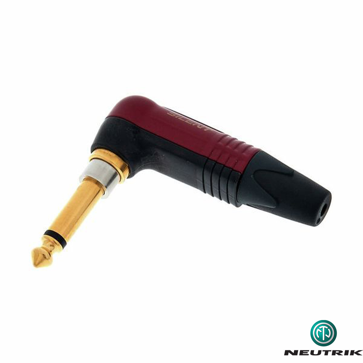 Neutrik NP2 RX-Au Silent TS 6.3 mm 接頭/鍍金/防爆音/L頭 樂器導線頭